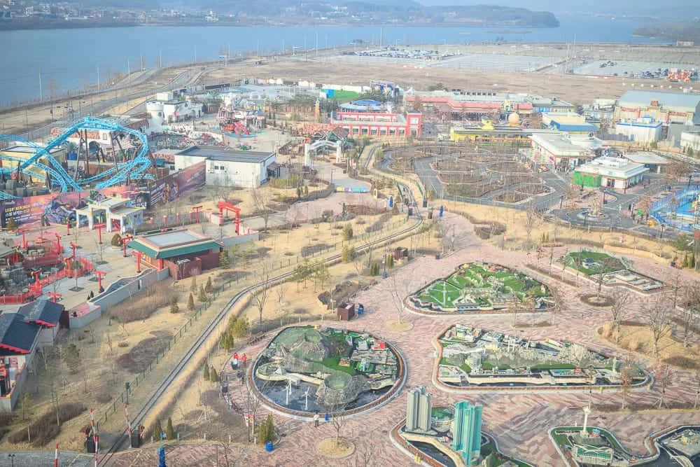 韓國首爾樂高樂園 園區鳥瞰 + 海濱玩水區
