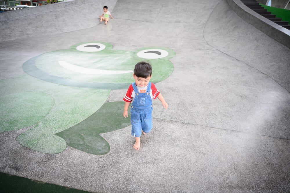 宜蘭礁溪二龍之心公園現場畫面
