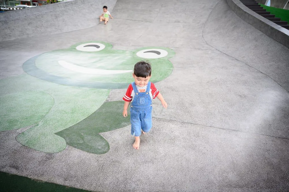 宜蘭礁溪二龍之心公園現場畫面