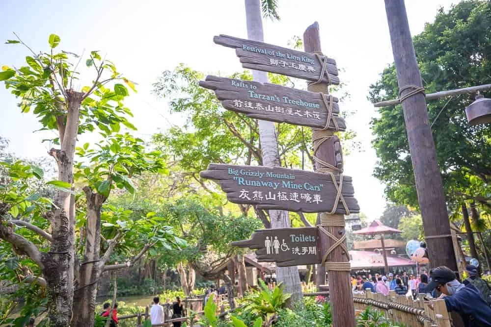 香港迪士尼樂園 泰山樹屋