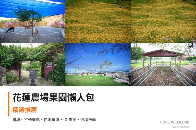花蓮農場果園懶人包封面｜花蓮採果農場懶人包｜8個季節限定體驗