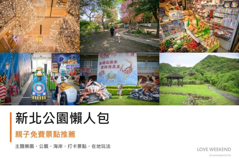 新北公園懶人包封面｜2026新北公園景點懶人包｜12個親子免費景點推薦