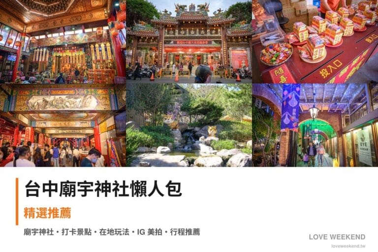 台中廟宇神社懶人包封面｜台中廟宇景點懶人包｜6座必訪廟宇求籤指南