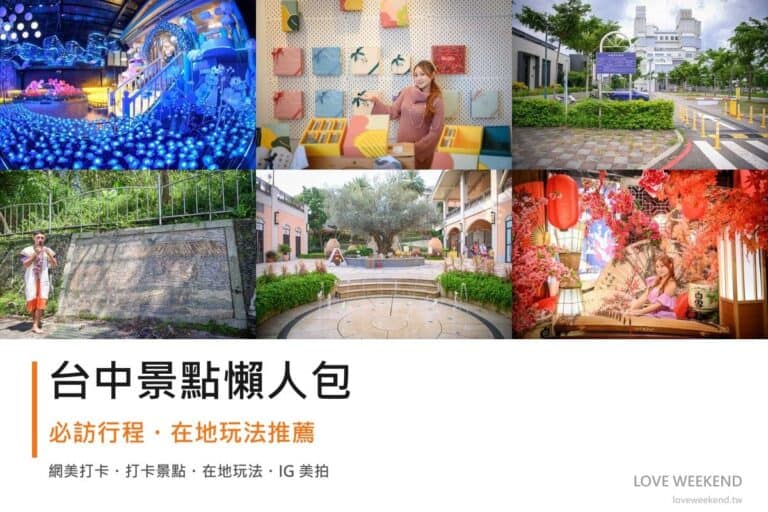 台中景點懶人包封面｜2026台中景點懶人包｜12個必訪景點一日遊行程推薦