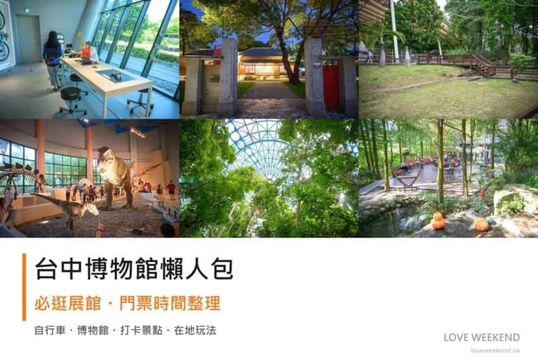 台中博物館懶人包封面｜2026台中博物館懶人包｜12個必逛展館門票時間推薦