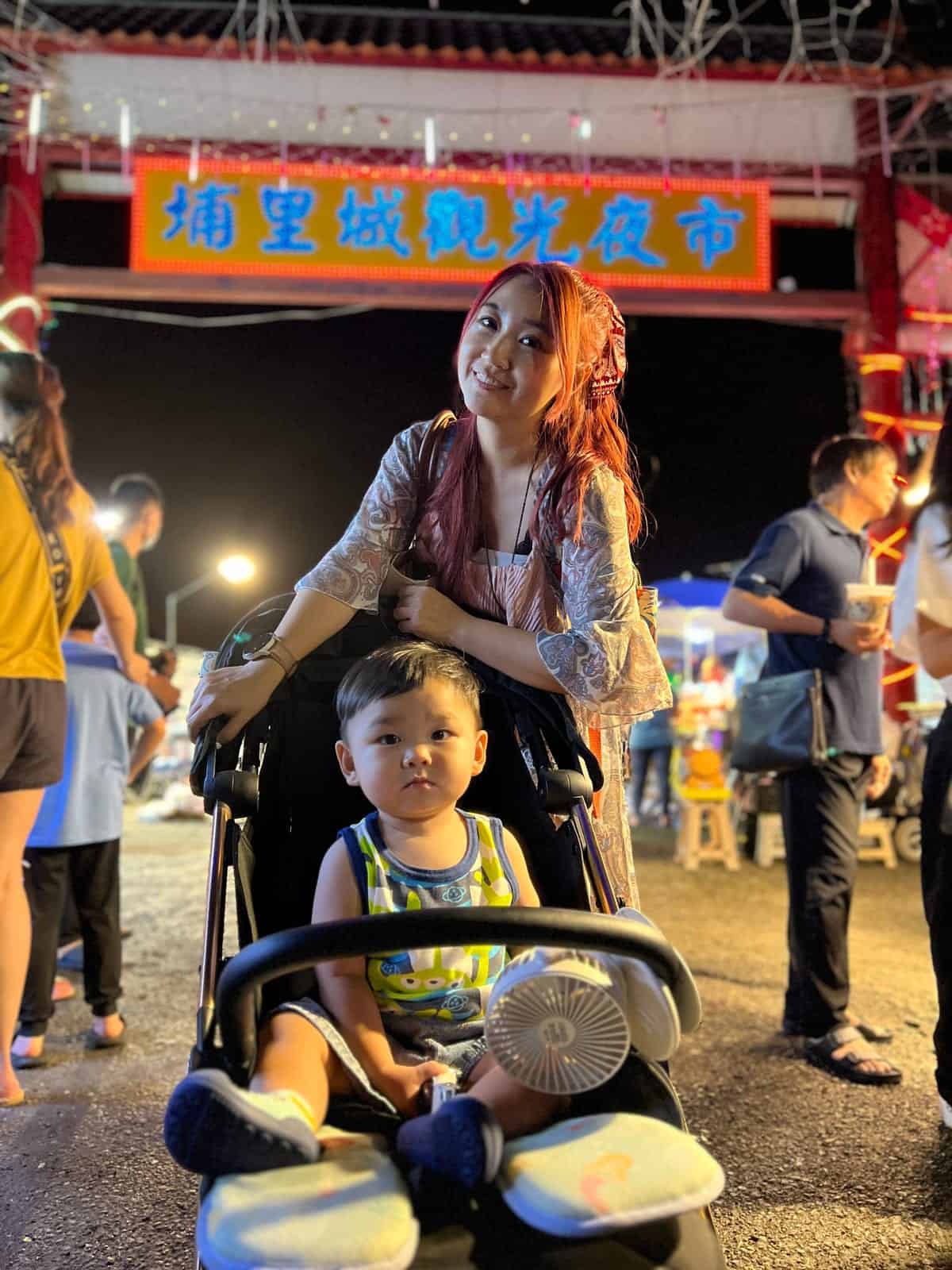南投埔里夜市現場畫面