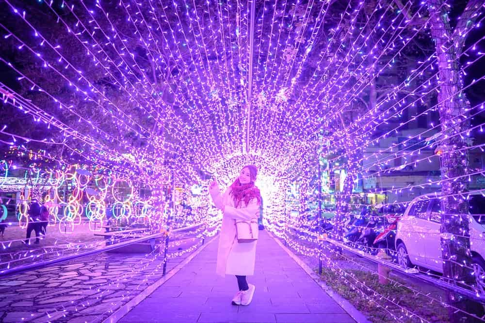 礁溪溫泉公園燈花季