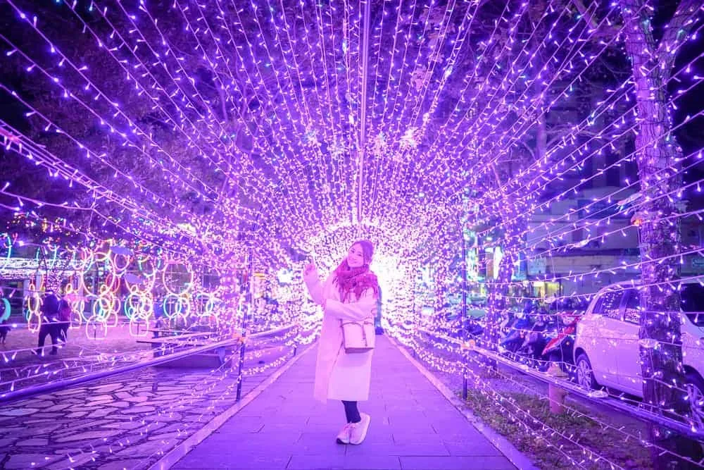 礁溪溫泉公園燈花季