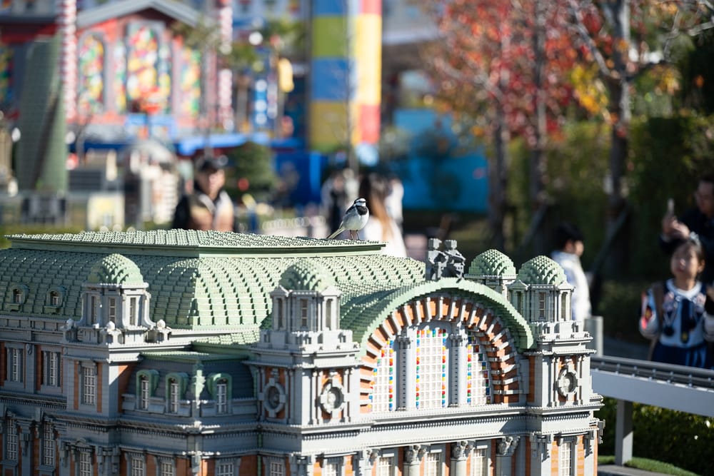 Miniland 用樂高重現的東京車站紅磚建築