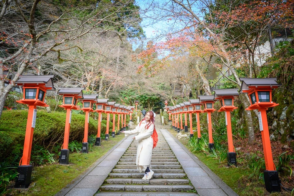 日本京都鞍馬寺修行之路 從京都市區前往鞍馬