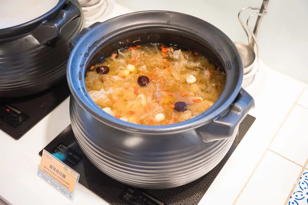 煙波花時間宜蘭傳藝｜滿饌樓甜點銀耳桂花釀甜湯