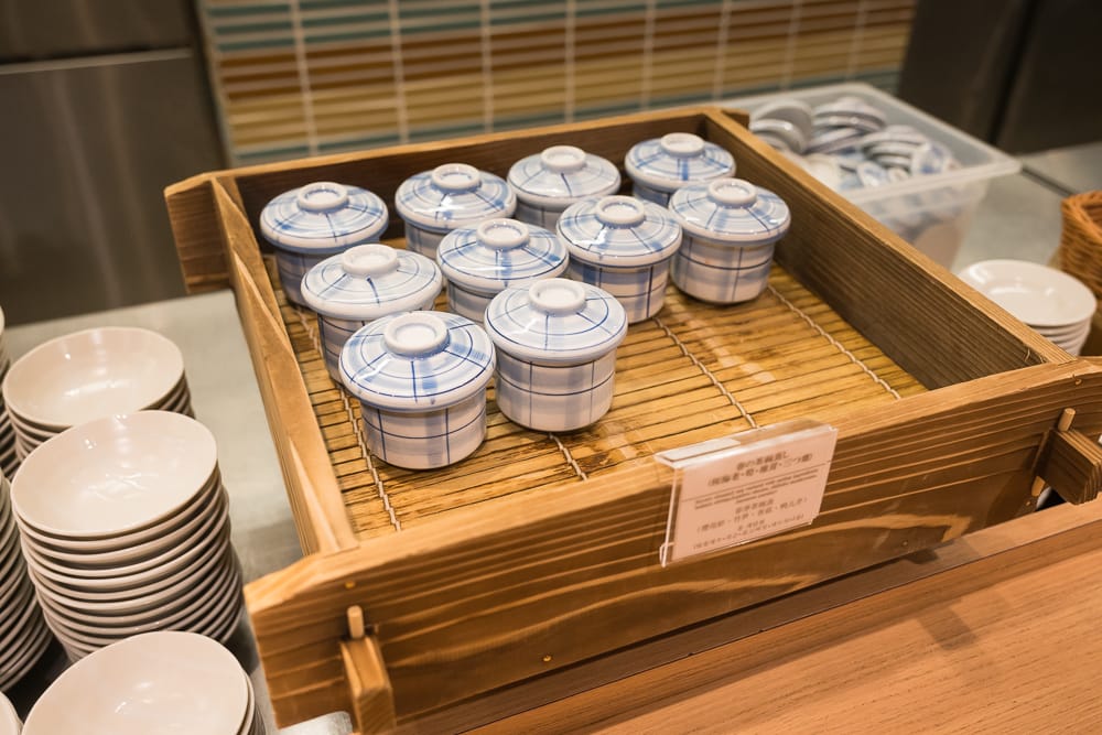 金澤御宿野乃早餐自助區的茶碗蒸