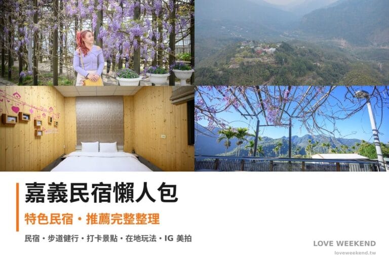 嘉義民宿懶人包封面｜嘉義民宿懶人包｜精選4間特色民宿推薦完整整理
