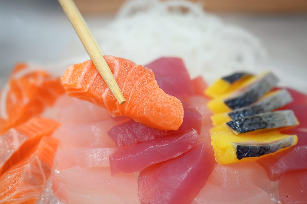 屏東輝哥生魚片後壁湖鮭魚鮪魚生魚片