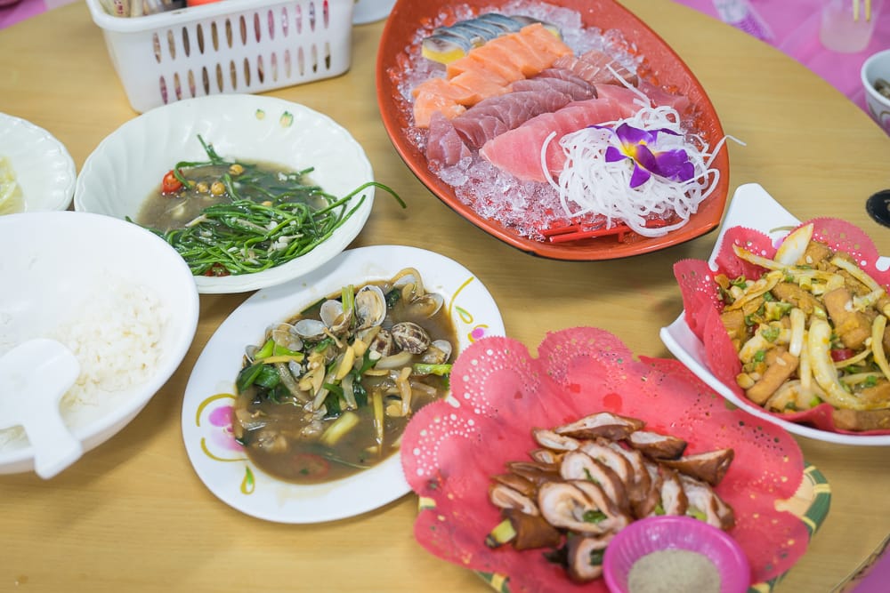 屏東漁之香海鮮後壁湖生魚片拼盤