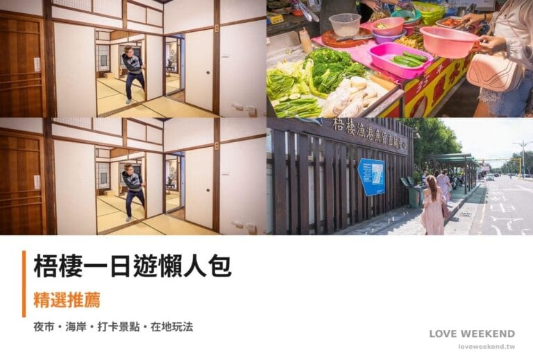 梧棲一日遊行程懶人包封面｜4 站半日漫遊路線