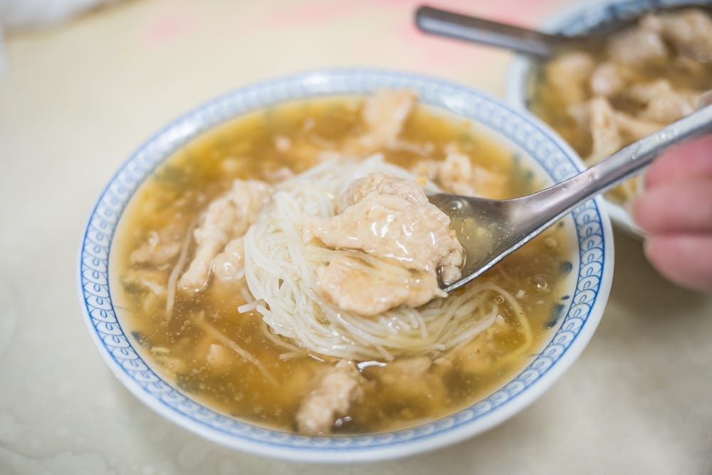 宜蘭北門綠豆沙羅東店-林場肉羹現場畫面