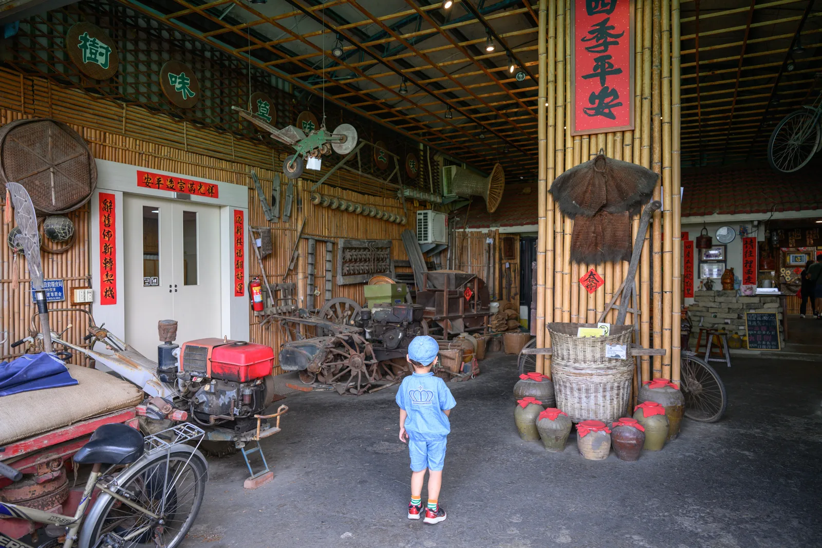 台中田寮農莊餐廳場景