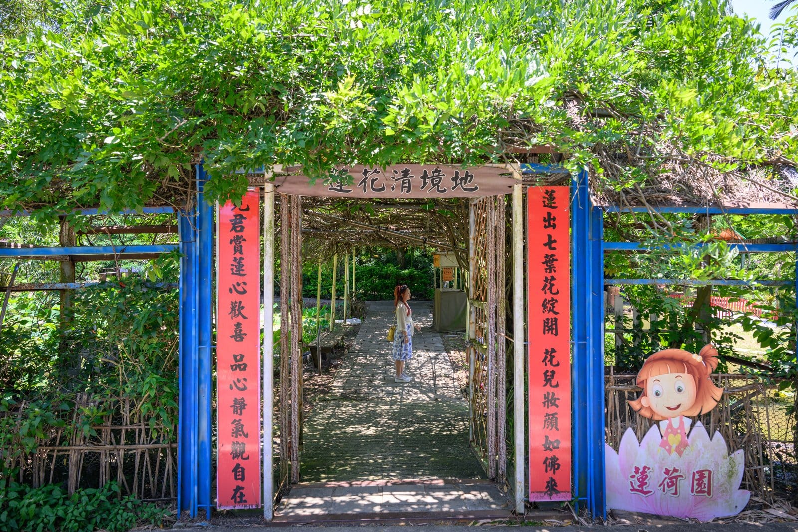 桃園觀音景點【蓮荷園休閒農場】坐大王蓮.找獨角仙.吃蓮子雪花冰,漂浮荷花池上超好玩!