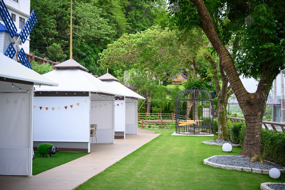 桃園玫瑰左岸莊園|我們去過才知道,歐式庭園加草皮羊裝置,落地窗對著遠山才知道有多值 6 玫瑰左岸莊園 - 玫瑰左岸莊園附近景點與一日遊組合