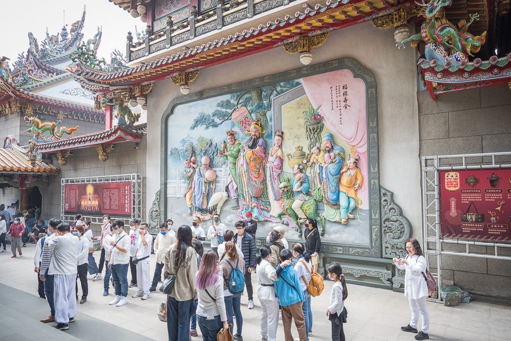雲林北港武德宮｜我們去過才知道，廟裡藏著咖啡廳，黑虎將軍吉祥物才是主打