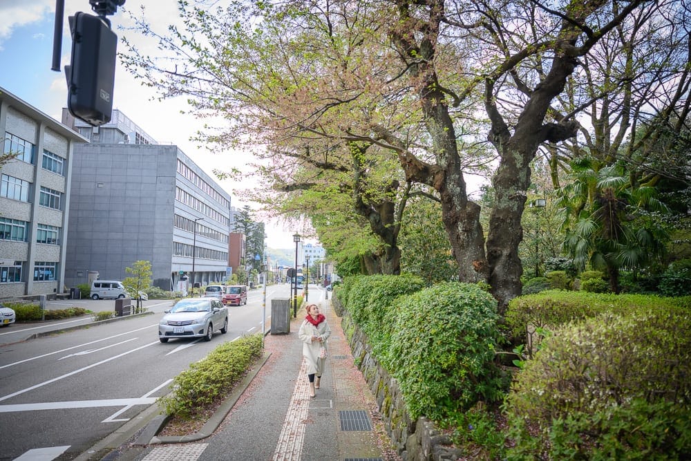 日本金澤-金澤城公園 清晨人少、冬雪另有風情