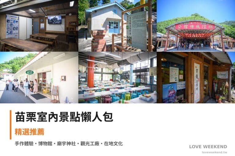 苗栗室內景點懶人包封面｜苗栗室內景點懶人包｜10+個雨天備案室內景點（卓也小屋DIY、油礦故事館、城隍廟）