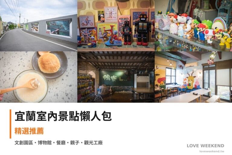 宜蘭室內景點懶人包封面｜【宜蘭室內景點懶人包大全】精選10+個雨天備案室內景點：聯全麻糬、傳藝文化園區、計程車博物館