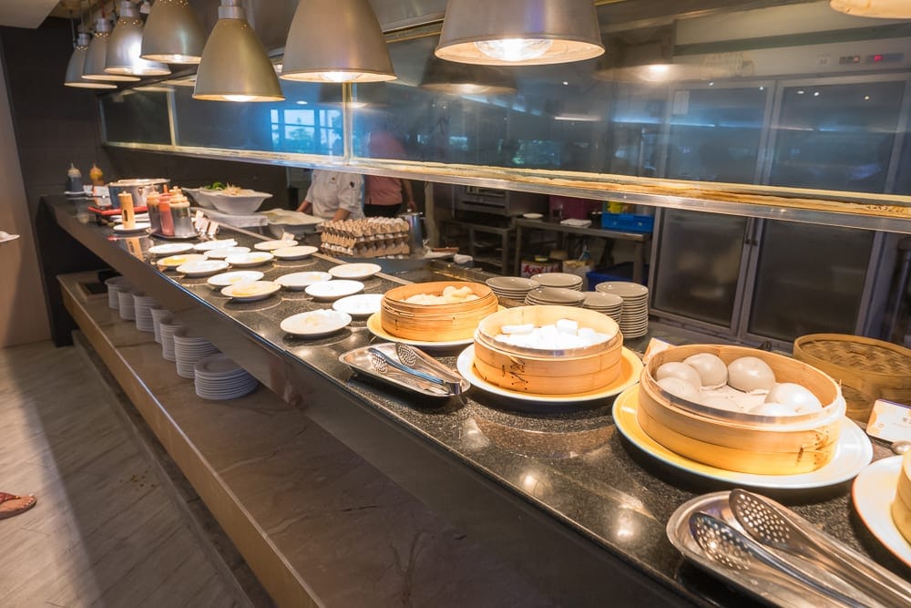 屏東夏都渡假飯店 自助早餐餐台與兒童用餐安排