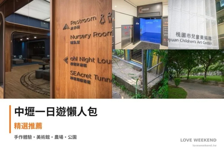 中壢一日遊行程懶人包封面｜5 站半日漫遊路線