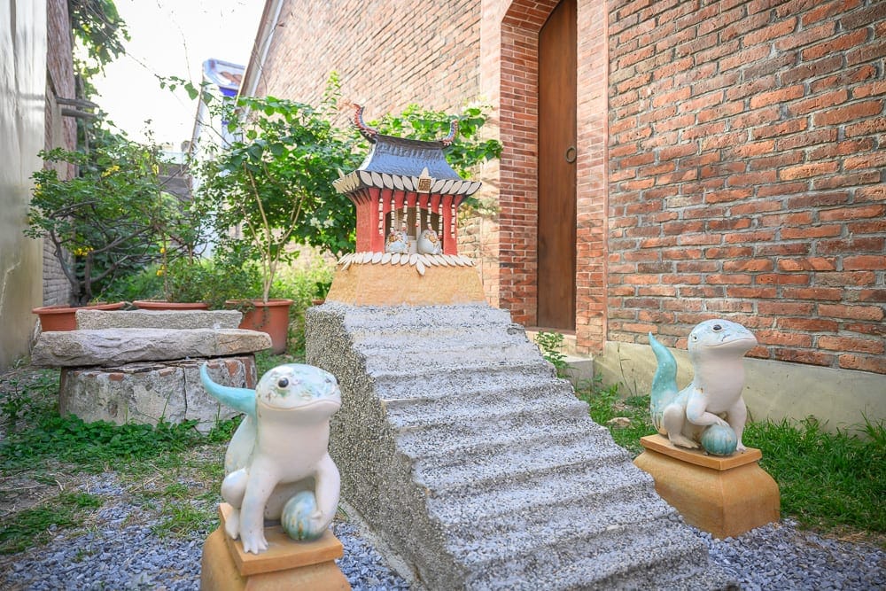 【彰化鹿港景點一日遊】必訪景點美食:福澤諭吉、蛙港神社、鹿鹿鬆餅屋 3 彰化蛙港神社