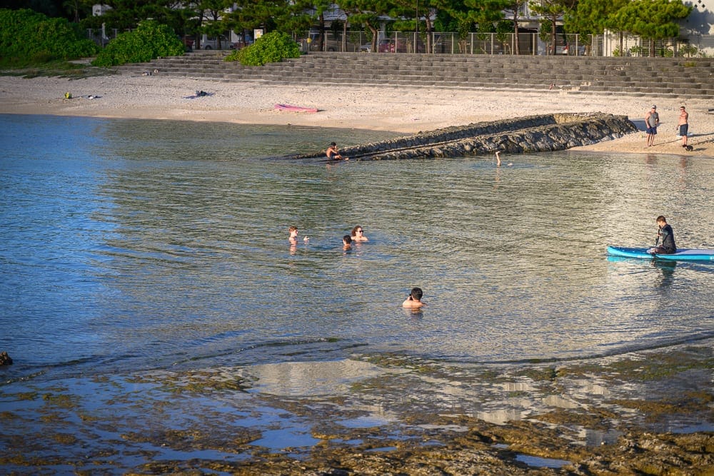 沖繩北谷砂辺馬場公園 鞦韆、溜索與滑梯的實際規模