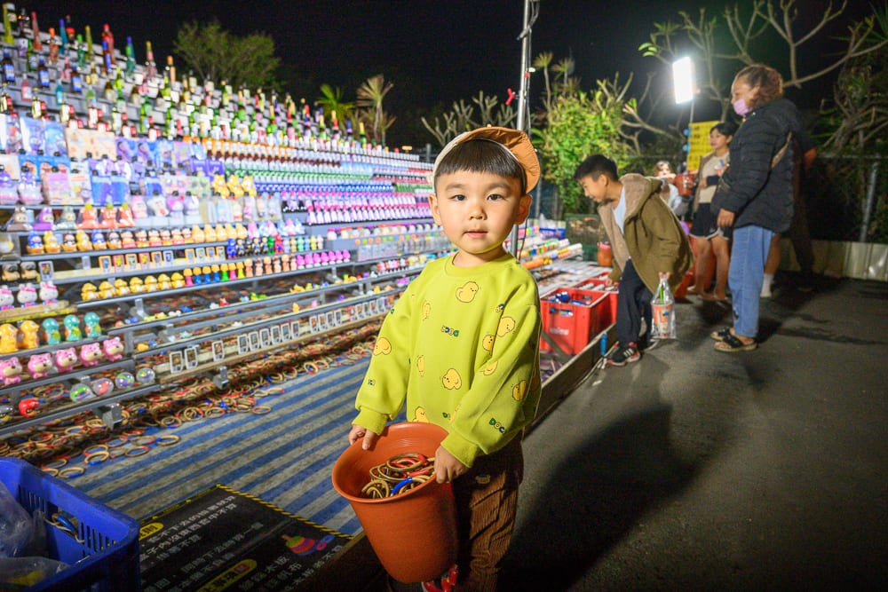 彰化田尾公路花園夜市 套圈圈遊戲攤