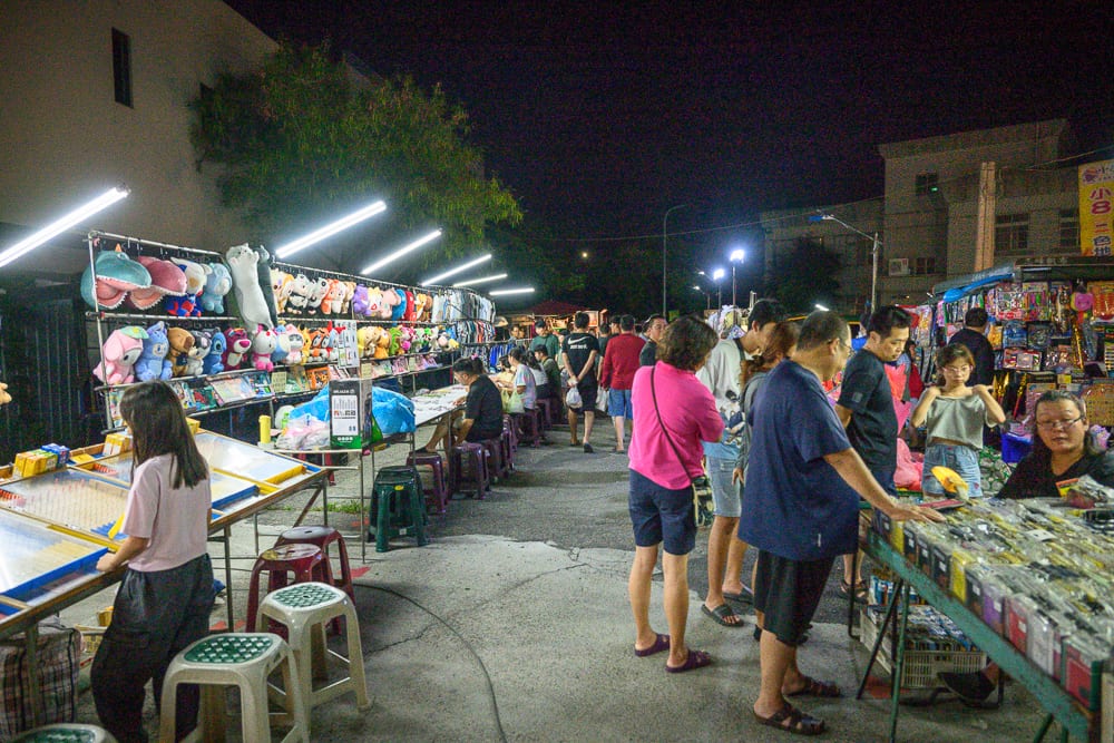 彰化秀水禮拜六夜市 親子、在地採買與夜間散步