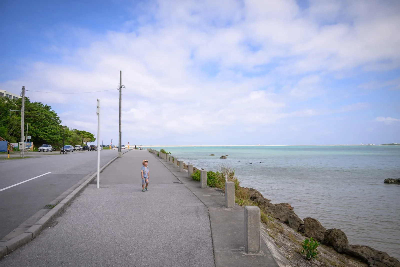 日本沖繩STORYLINE 瀬長島 通往海邊的步行路線與海濱步道