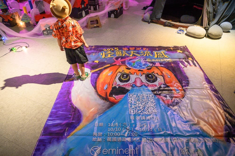 台南萬國通路創意觀光工廠|行李箱展示、親子空間與交通整理 5 台南萬國通路創意觀光工廠 室內展區與戶外活動場域的適用年齡