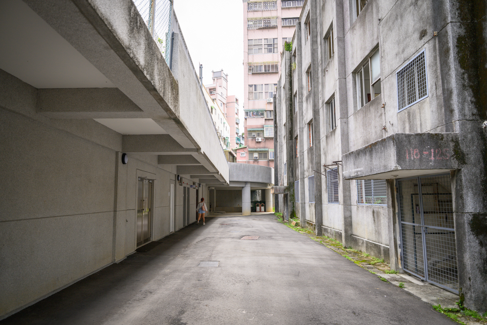 桃園憲光二村眷村文化園區|7 米竹編巨龜「龜吉拉」趴在老屋牆上,憲兵主題展適合親子半日走逛 2 憲光二村眷村文化園區 眷村老屋與狹長巷道