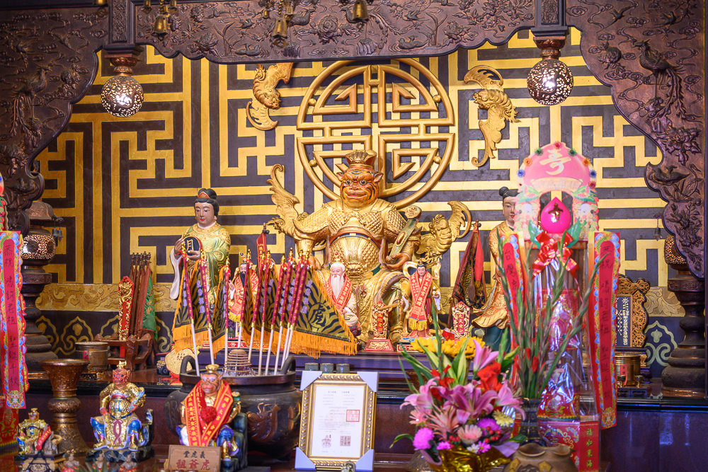 台中外埔臺灣虎爺祖廟 主殿虎爺祖神龕
